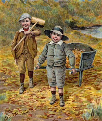 Autumn Leaves by English School